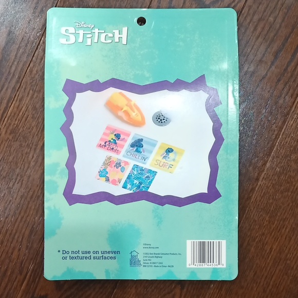 Disney Lilo & Stitch Non Slip Bath Tub Shower Treads Stickers 5 pk - Picture 3 of 7